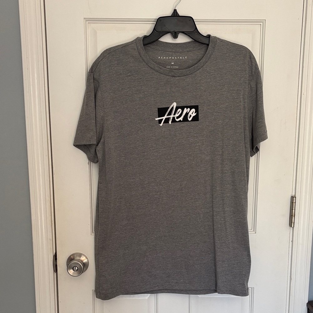 Aeropostale Charcoal Tee with Logo